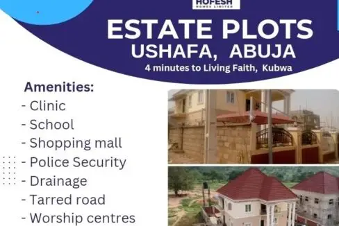 estate land for sale in Ushafa