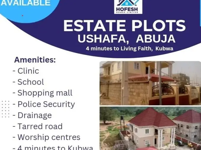 estate land for sale in Ushafa